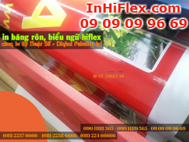 Băng rôn, biểu ngữ hiflex kỷ niệm 68 năm ngày Thương binh Liệt sĩ