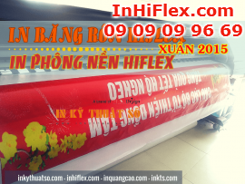 In ấn băng rôn – phông chúc mừng năm mới 2015