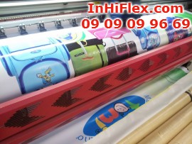 In backdrop từ bạt hiflex làm phông sân khấu tiệc liên hoan cuối năm cho showroom ôtô Ford