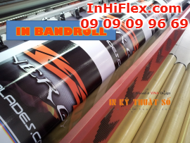 In bandroll giá rẻ, bandroll hiflex giá rẻ chuyên dụng cho trưng bày quảng cáo ngoài trời
