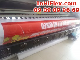In băng rôn chào mừng Đại lễ Vu Lan