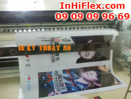 In banner hiflex khổ lớn, dài treo sự kiện offline sinh nhật thần tượng