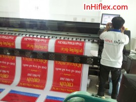 In banner số lượng nhiều từ hiflex cho thông báo chuyển dời trụ sở kinh doanh
