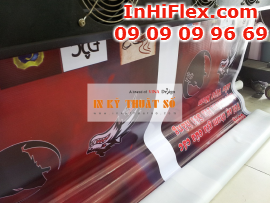 In bạt khổ lớn hiflex phông nền cho tổ chức tiệc Halloween