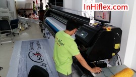 In gia công bạt Hiflex giá rẻ cho công ty quảng cáo