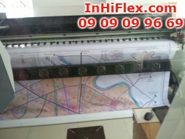 In hiflex bản đồ chất lượng cao, sắc nét, chính xác đến từng chi tiết nhỏ, nhận in số lượng ít, giá siêu rẻ