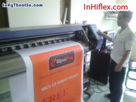 In hiflex - Công nghệ tối ưu cho biển quảng cáo