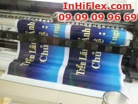 In hiflex giá rẻ, bạt hiflex khổ lớn dùng làm banner quảng cáo cho tiệc tri ân khách hàng Vip cho Đại lý xe Ford