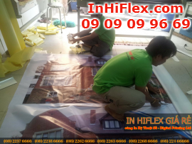 In hiflex giá rẻ dùng làm băng rôn quảng cáo ngoài trời tại TP.HCM
