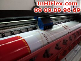 In hiflex giá rẻ TPHCM, in hiflex mực dầu khổ lớn, in ấn quảng cáo ngoài trời cho Đại lý ôtô Ford