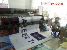 In hiflex khổ lớn làm phông nền sự kiện cho trường đại học với dịch vụ in khổ lớn giá rẻ