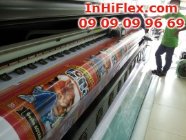 In hiflex khổ lớn quảng cáo truyện conan tập 82 sắp phát hành cho NXB Kim Đồng
