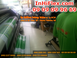 In hiflex làm bảng hiệu ngoài trời