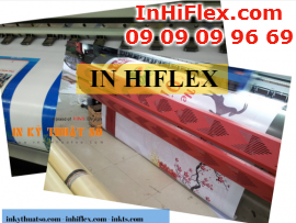In hiflex làm phông nền cho tiệc tất niên tại TP.HCM