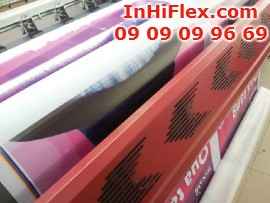 In hiflex phông nền làm bảng hiệu quảng cáo, giới thiệu về in hiflex