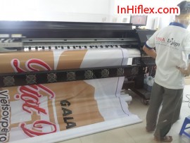 In hiflex phông nền sự kiện gala cho Vietsovpetro ứng dụng từ in khổ lớn