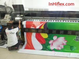 In khổ lớn bạt hiflex ứng dụng cho in phông nền sự kiện