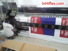 In phông nền cho sự kiện Team Building của Thái Bình & GIBC từ in khổ lớn