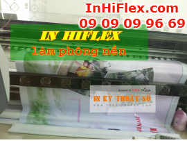In phông nền cưới hiflex, khổ lớn 3.2m, có thể dán nối kích thước lớn hơn