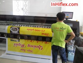 In phông nền menu 'Đặc sản Quảng Ngãi' cho quán ăn từ in phun khổ lớn hiflex