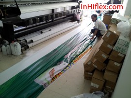 In phun khổ lớn cho bạt quảng cáo dài 12m2 chất liệu hiflex