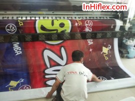 In phun khổ lớn phông nền cho sự kiện khuyến mãi