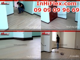 Nhà đẹp với sàn gỗ công nghiệp và sàn gỗ tự nhiên