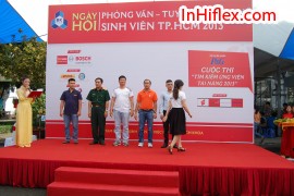 Poster in ấn với chất liệu bạt Hiflex