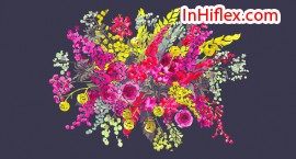 Ý tưởng thiết kế những tấm hiflex hoa đầy màu sắc